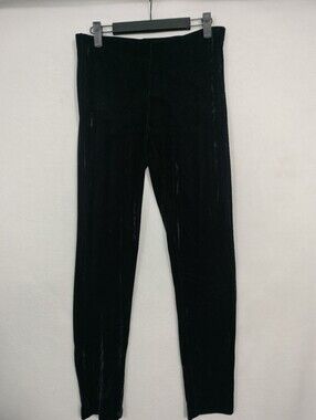 Paula DeanBlack Velvet Stretch Leggings